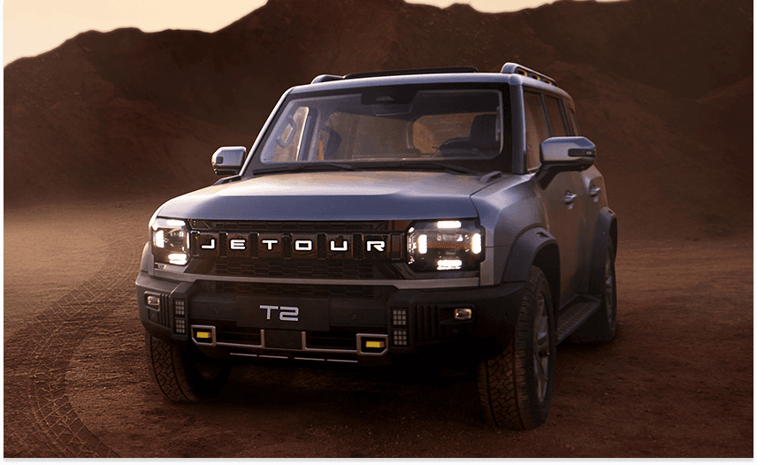 استكشف الإثارة اللا محدودة مع جيتور T2: تجربتك المثالية في سيارة الدفع الرباعي