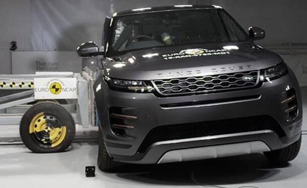رانج روفر ايفوك في اختبارات الأمان الأوروبية