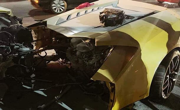 سياره-لامبورجيني-حادث-طريق-السويس-خارقه