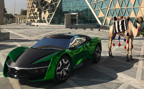 السيارة السعودية 2030 الكهربائية الخارقة الوحيدة من نوعها في العالم