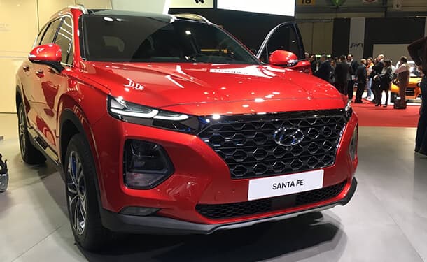 سيارة هيونداي سانتا في 2019 بمعرض جنيف 2018