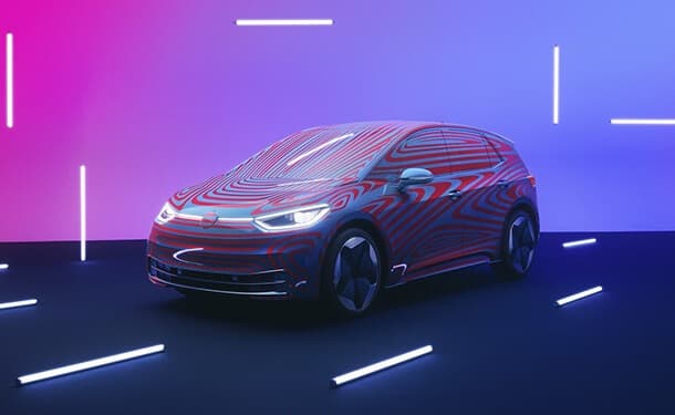 سياره-فولكس-فاجن-كهربائيه